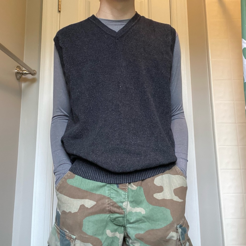 Large sweater vest fall